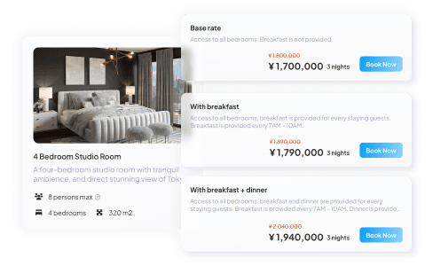 Maximize revenue with multiple rates